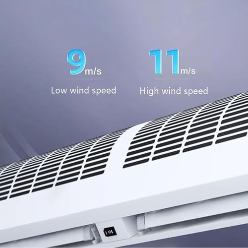 Wall-Mounted Air Curtain Fan with Remote Control K39093
