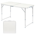 Folding Portable Camping Table White O6019
