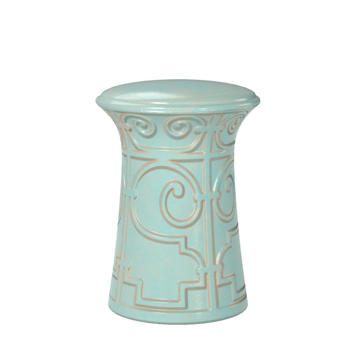 Ceramic Decorative Garden Stool P23797