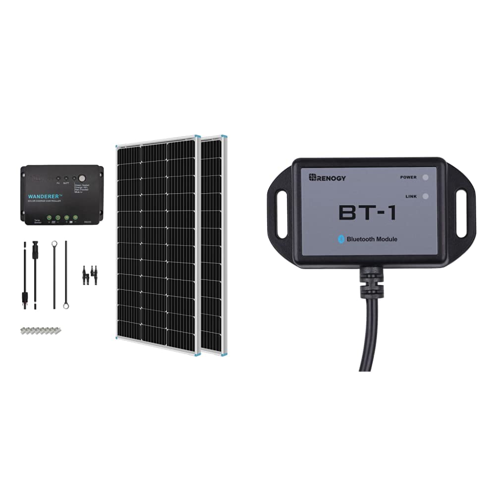 200 Watt 12 Volt Monocrystalline Solar Panel Starter Kit R213335