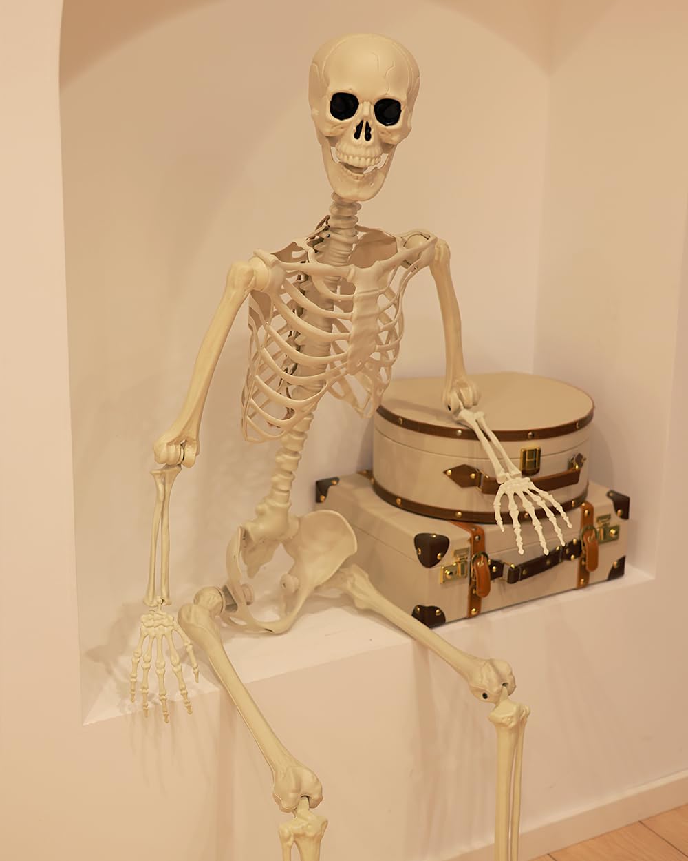 Life Size Posable Full Body Skeleton with Movable Joints K830513