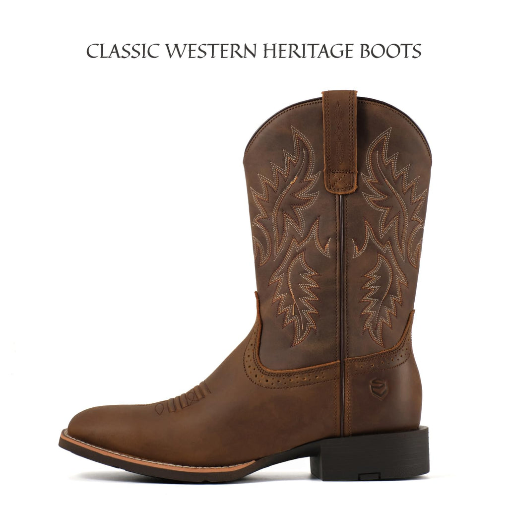 Cowboy Boots Square Toe Western Boot E1590
