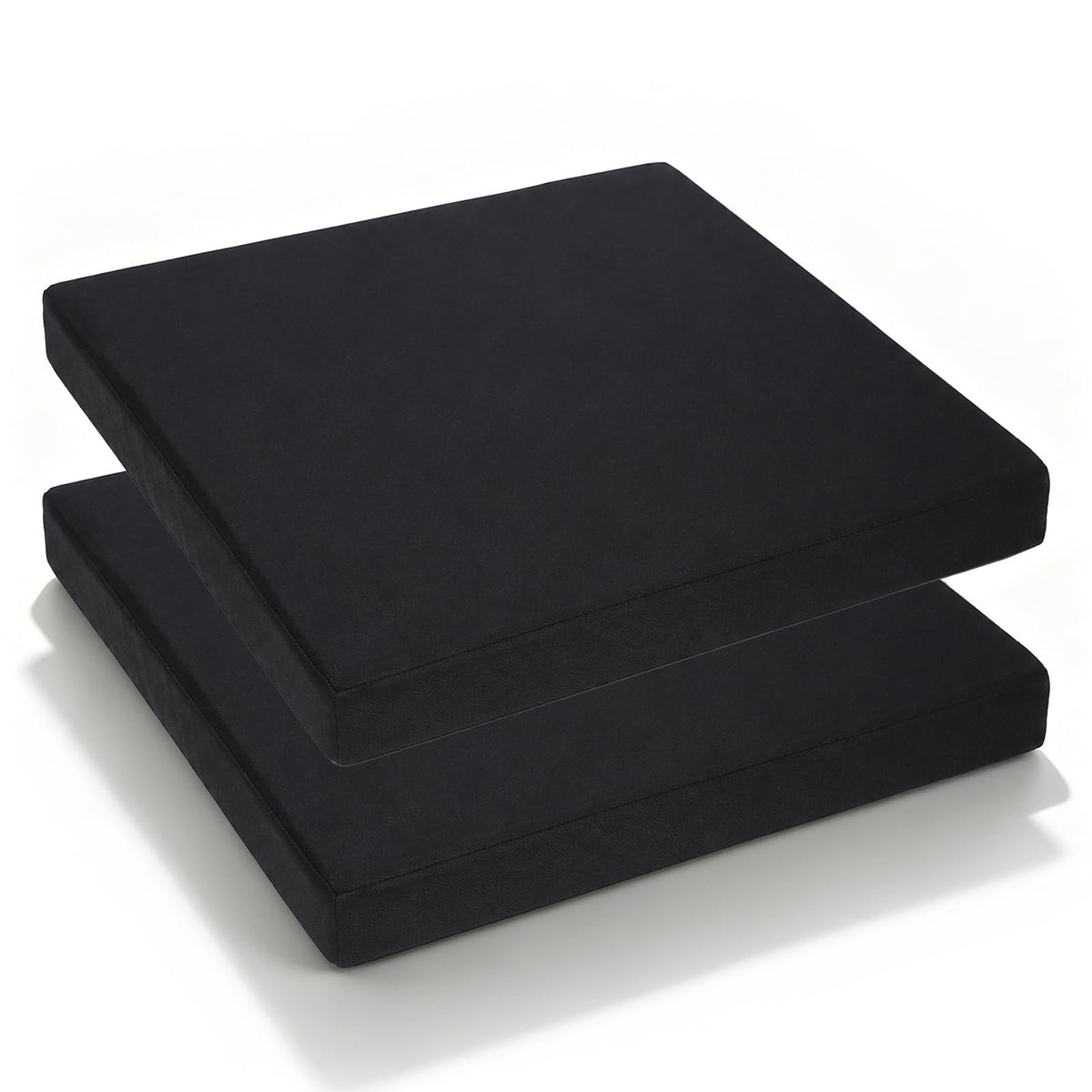 Black Portable Waterproof Stadium Seat Cushions with Handle Q29360