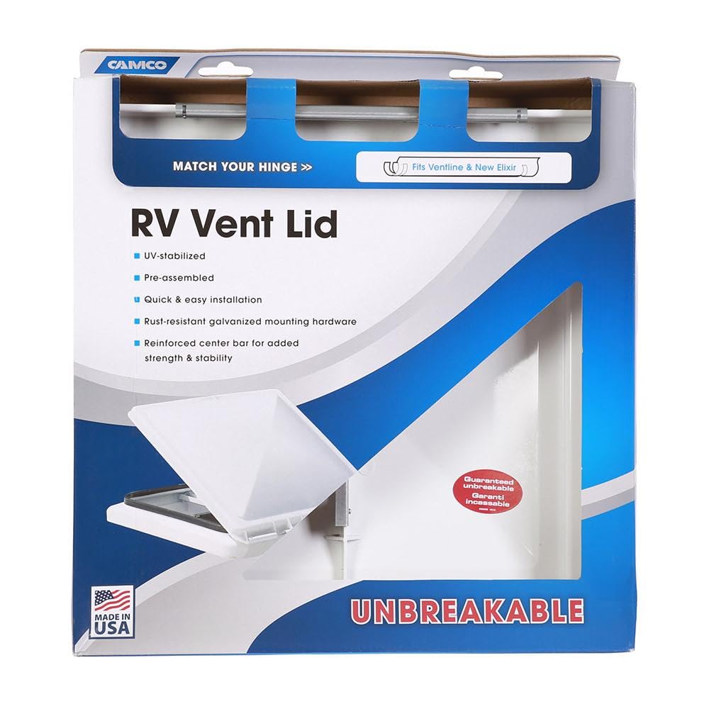 RV Vent Lid Impact-Resilient Polycarbonate Q982325