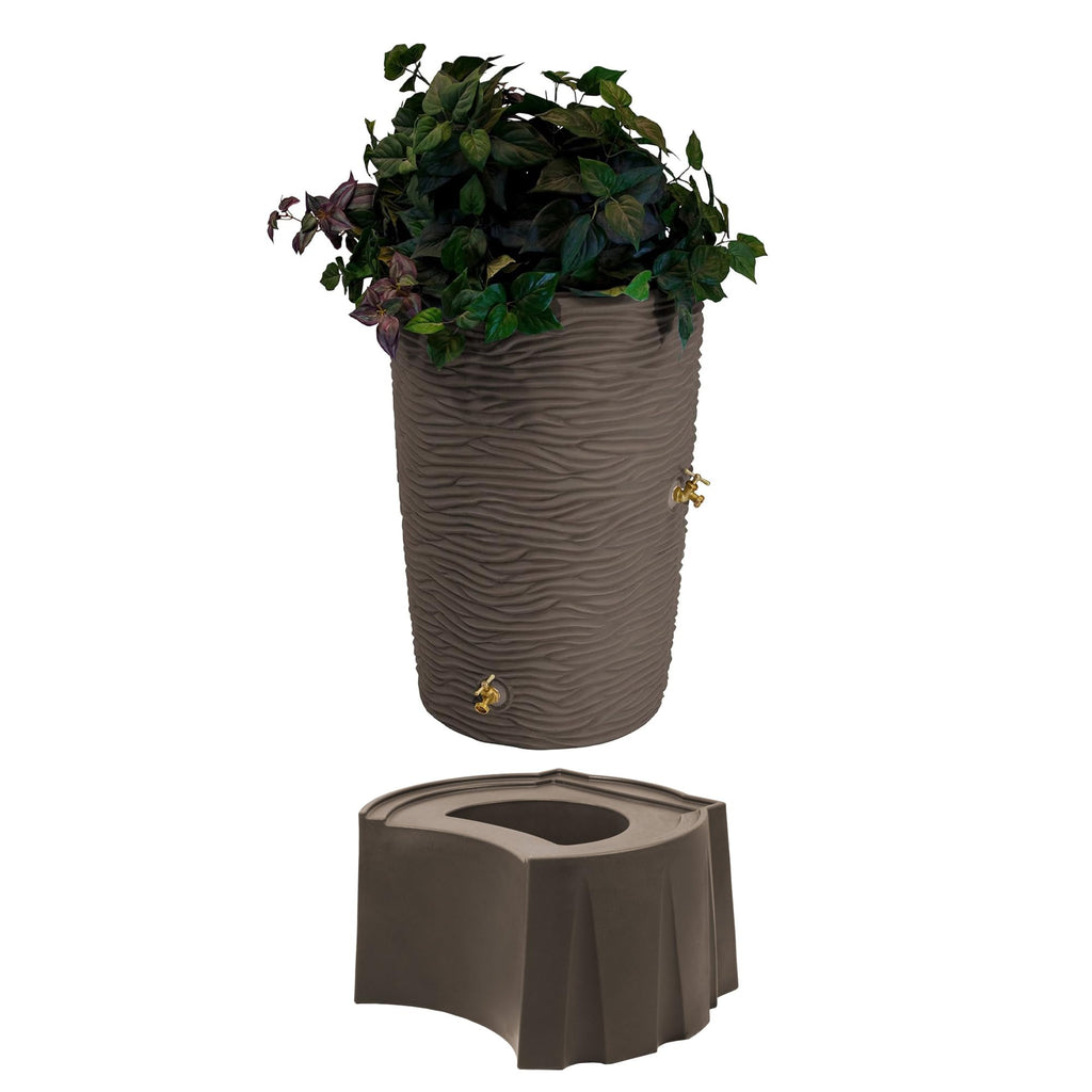 50 Gallon Rain Saver Barrel with 2 Spigots and Stand M4699