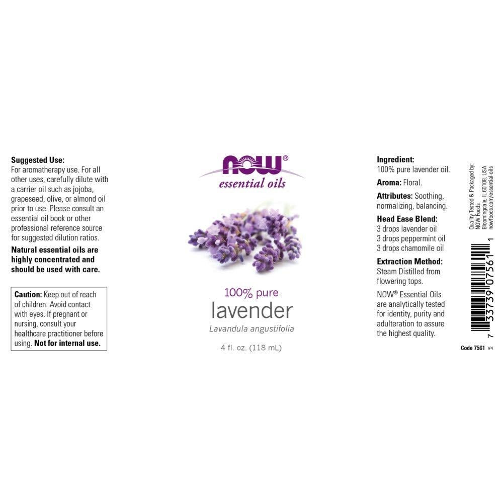 Lavender Oil 4 Fluid Ounce 2 Pack I186