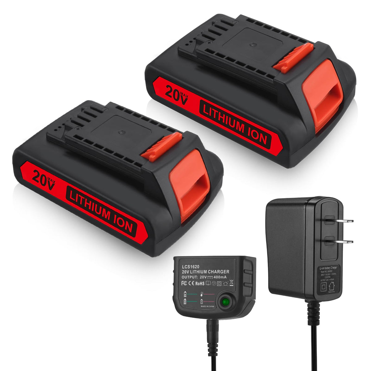 20V 4.0Ah Lithium Battery 2 Pack X20054