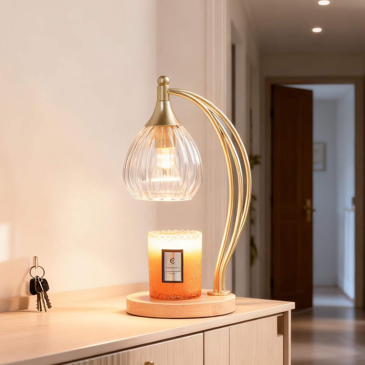 Dimmable Candle Warmer Lamp with Timer F129