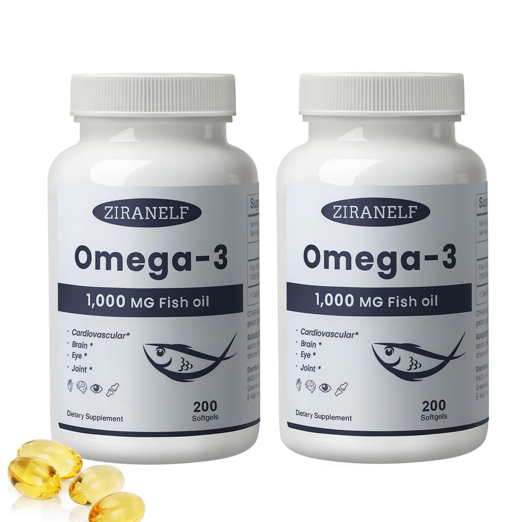 Omega 3 Fish Oil 1000 mg 400 Softgels EPA DHA O41764