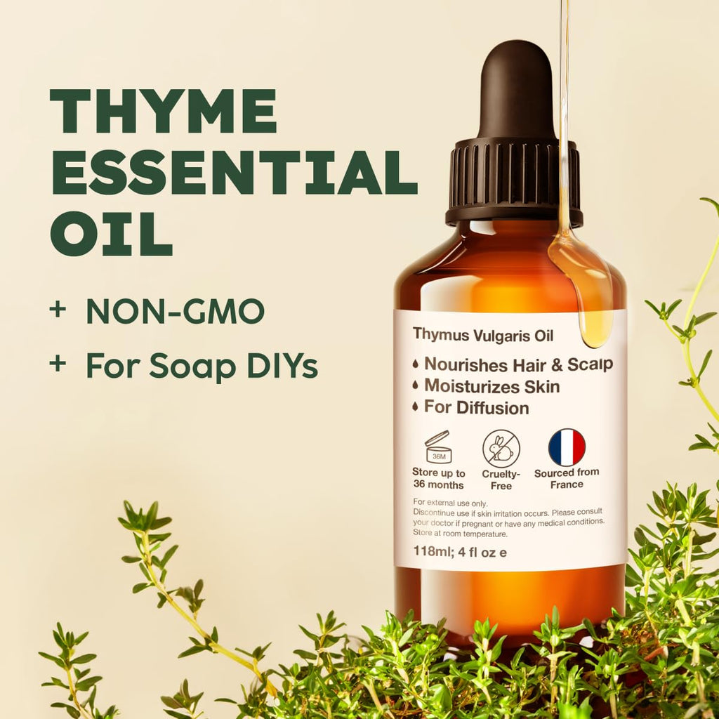 Thyme & Lavender Essential Oil Set 2x4 fl oz C945