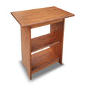 Slim Cherry End Table with Shelves D4976