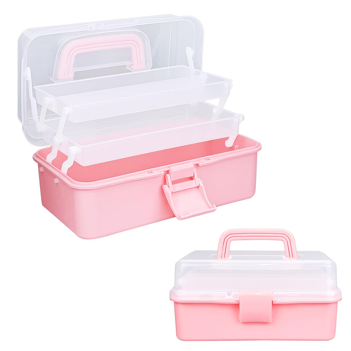 10 Inch 3 Layer Tackle Box Organizer with 2 Trays X778