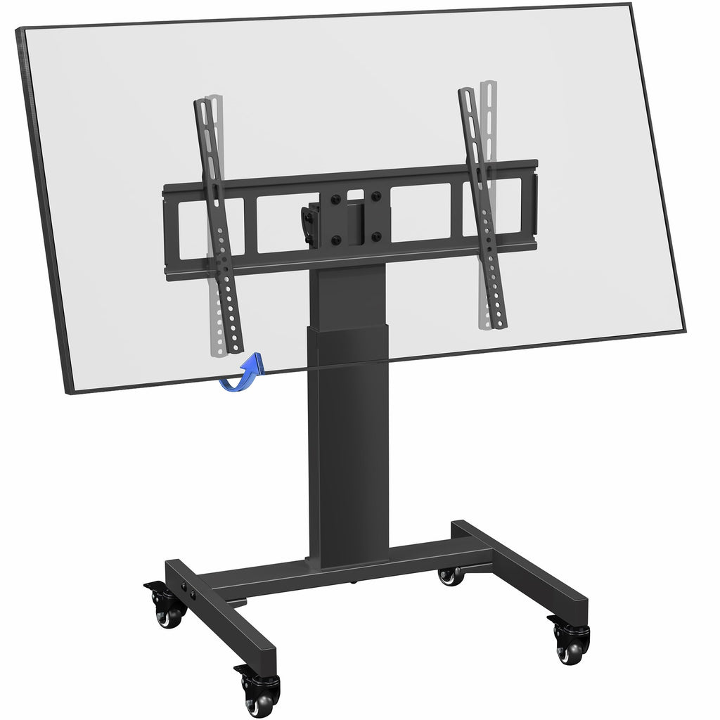 Low Height TV Cart for 32 to 75 inch Screens, Black Q87759