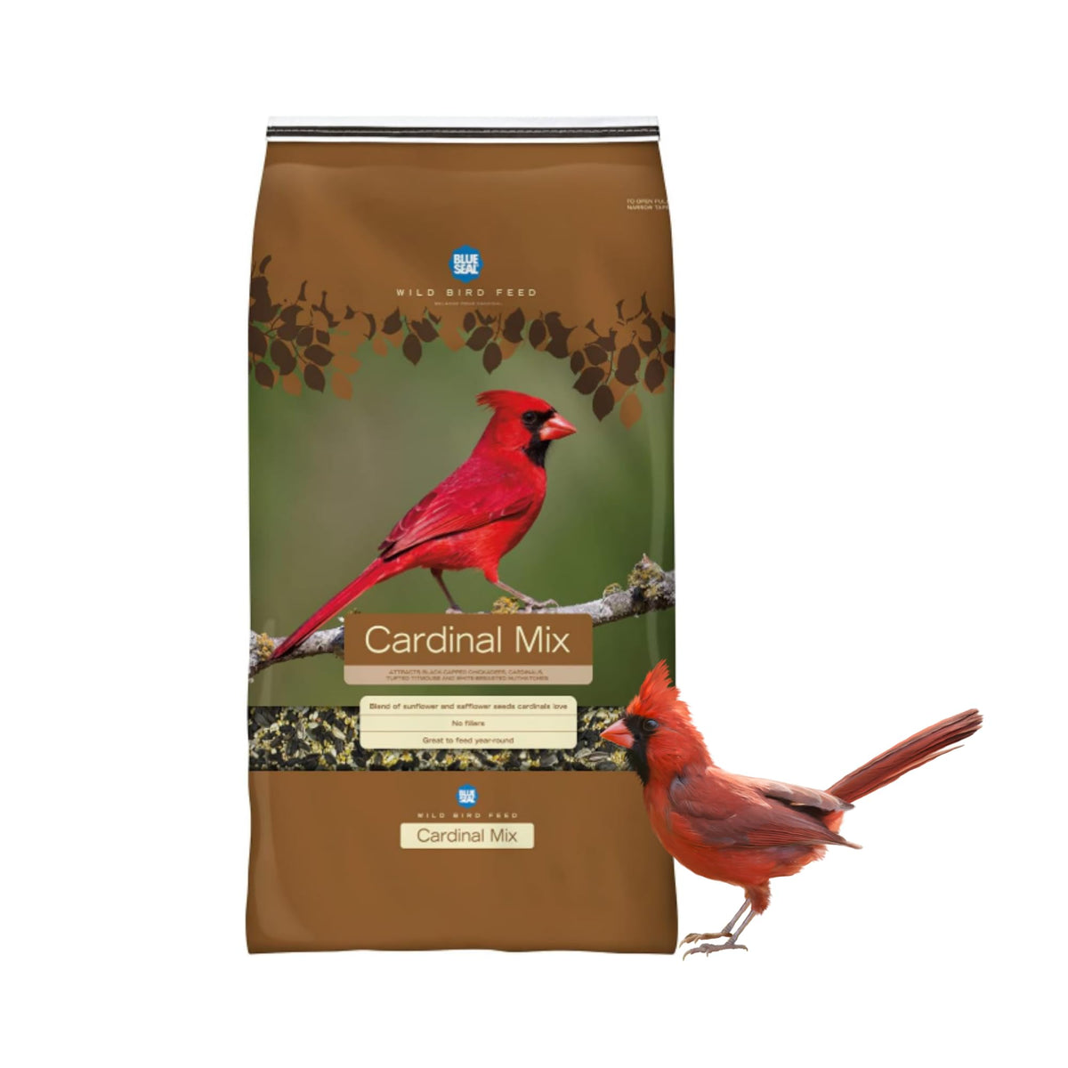 Wild Bird Seed Sunflower Safflower 20 Pound Bag A79534