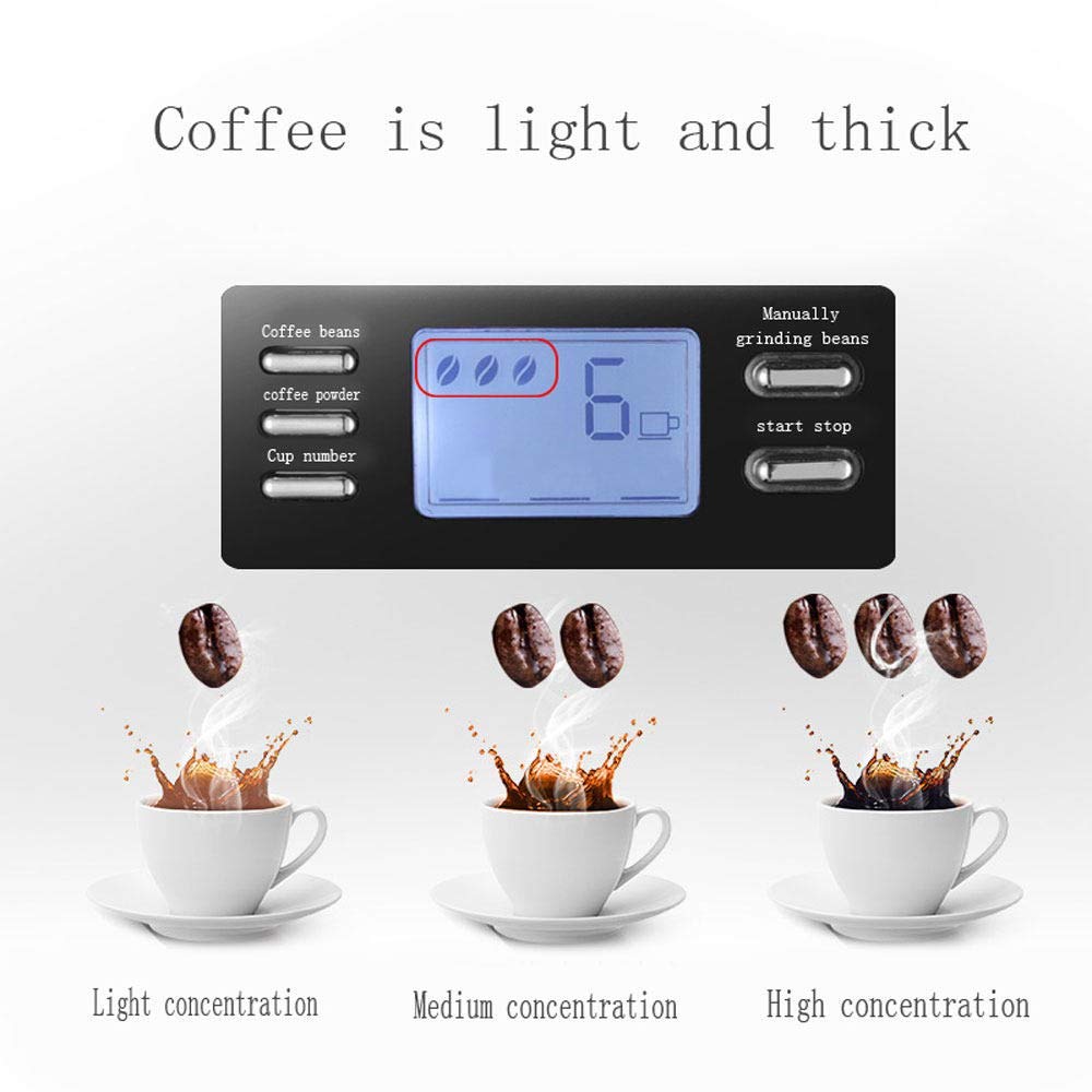 10 Cups Programmable Drip Coffee Machine with Glass Carafe L954264