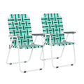 Folding Webbed Lawn Chairs V346683