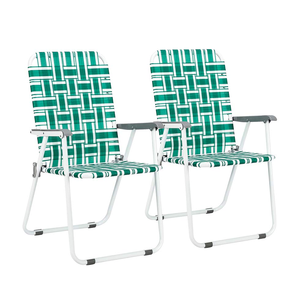 Folding Webbed Lawn Chairs V346683