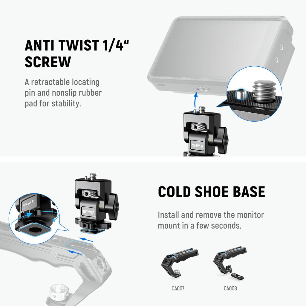 Camera Monitor Mount with Cold Shoe R92801