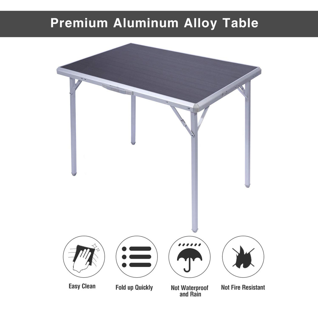 Aluminum Folding Camping Table with Handle Q5027