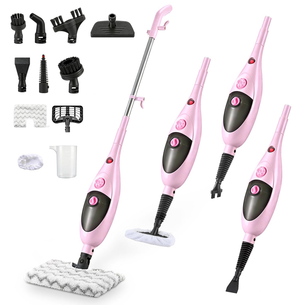 1200W Steam Mop Cleaner with Double-Sided Pads R665