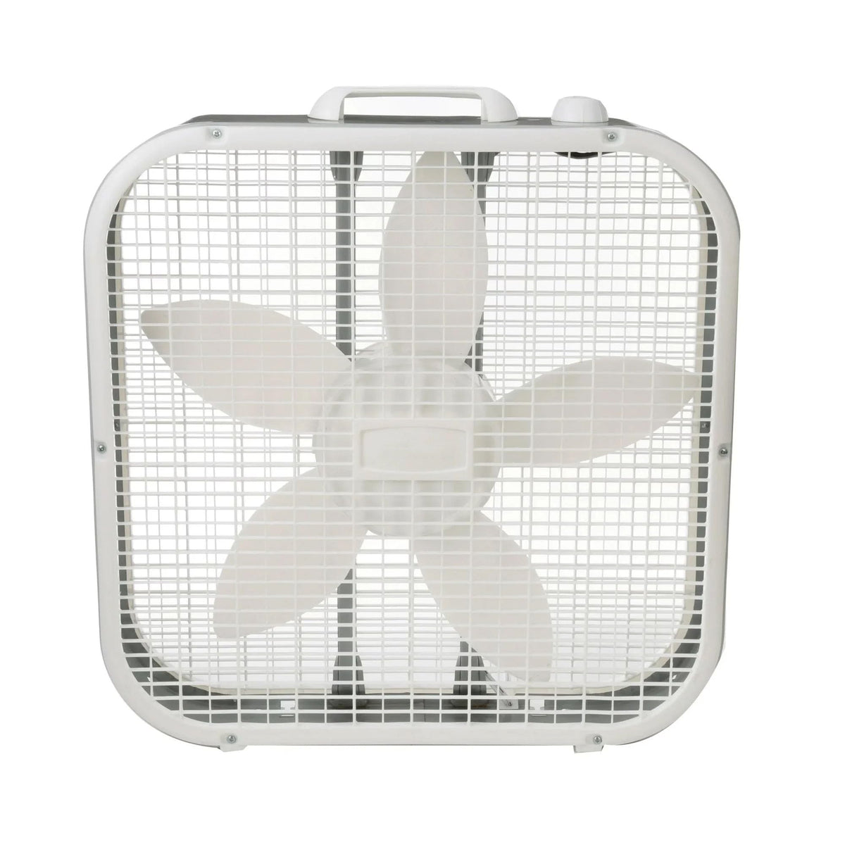 20" Classic Box Fan with 3 Speeds, White Q998
