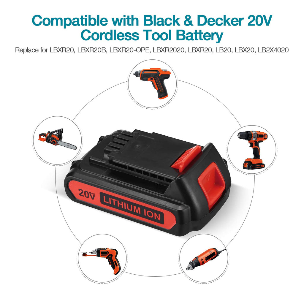 20V 4.0Ah Lithium Battery 2 Pack X20054
