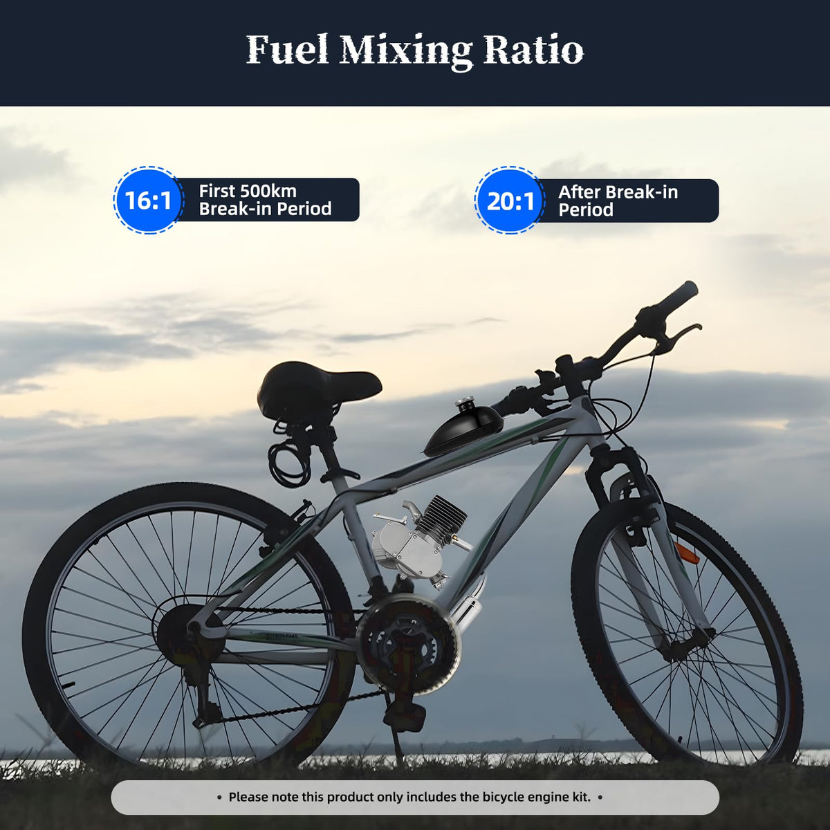100cc 2 Stroke Bicycle Engine Kit with 36 Tooth Sprocket G7998
