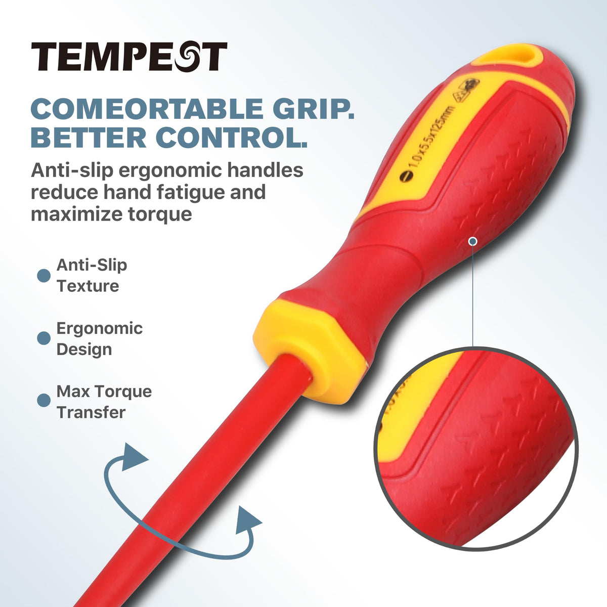 7 Piece VDE Insulated Screwdriver Set with Voltage Tester D586284