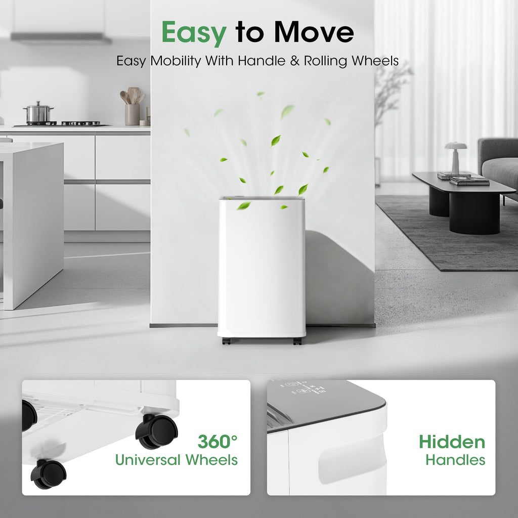 2500 sq.ft 35 Pint Dehumidifier with Drain Hose Y967