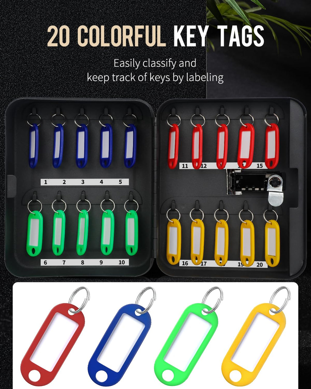 Steel Key Cabinet with Combination Lock Y499