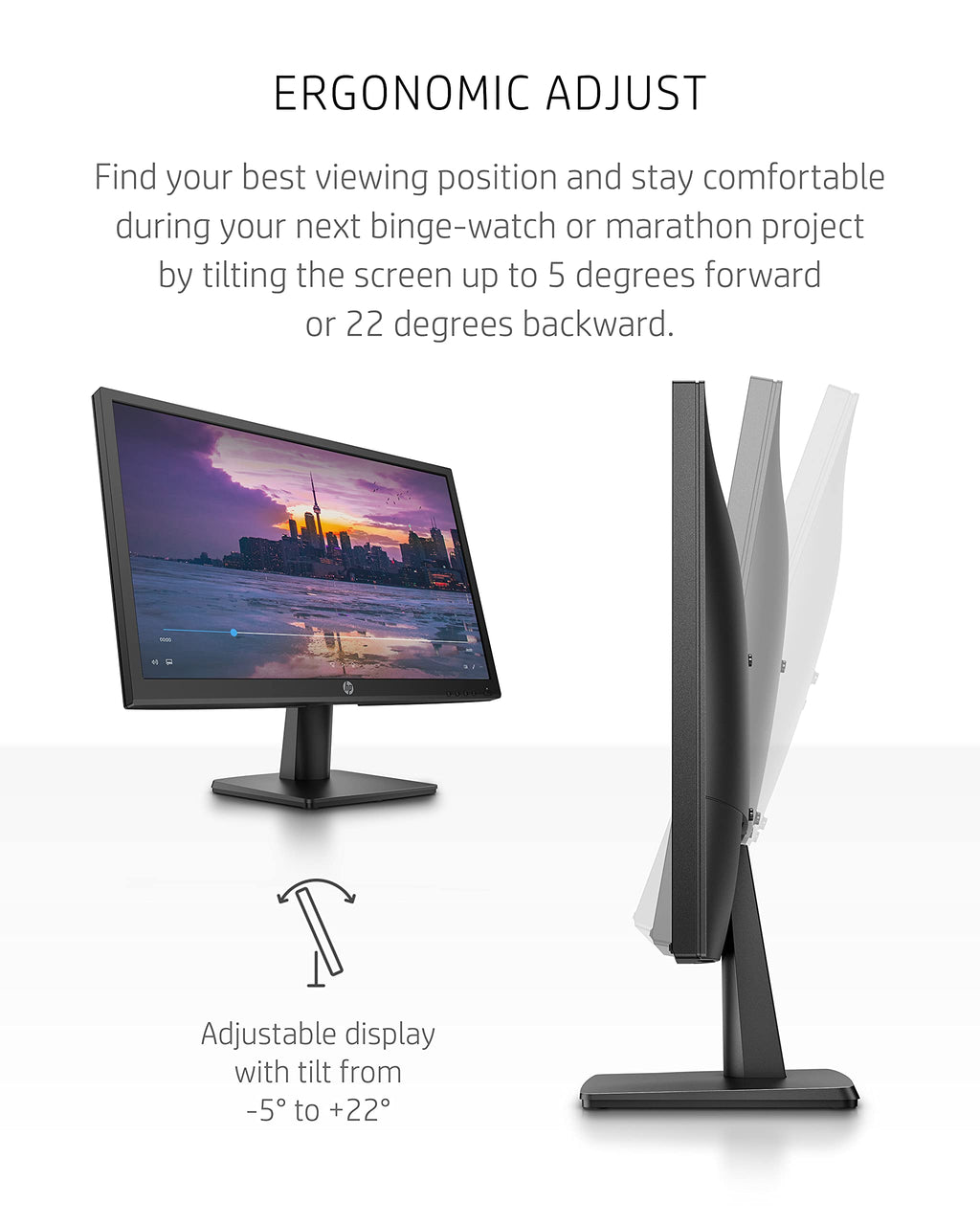21.5-inch FHD 75Hz VA Monitor with HDMI & VGA Ports N3399