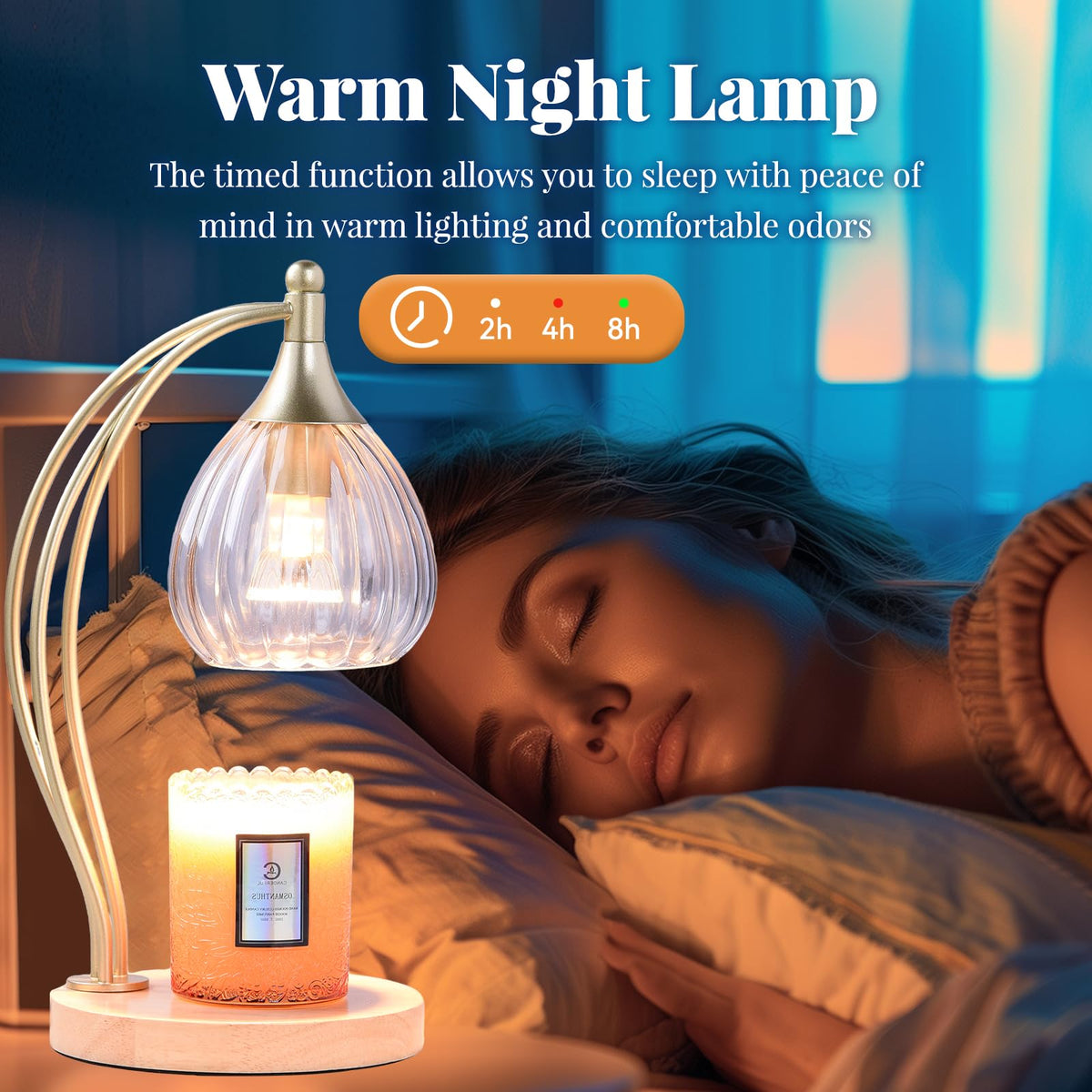 Dimmable Candle Warmer Lamp with Timer F129