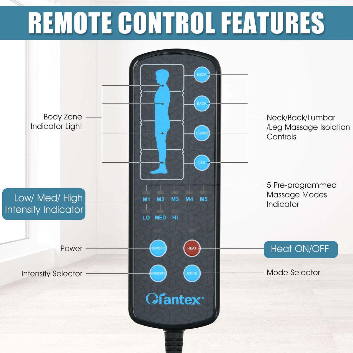 Full Body Massage Mat with Heat P319981