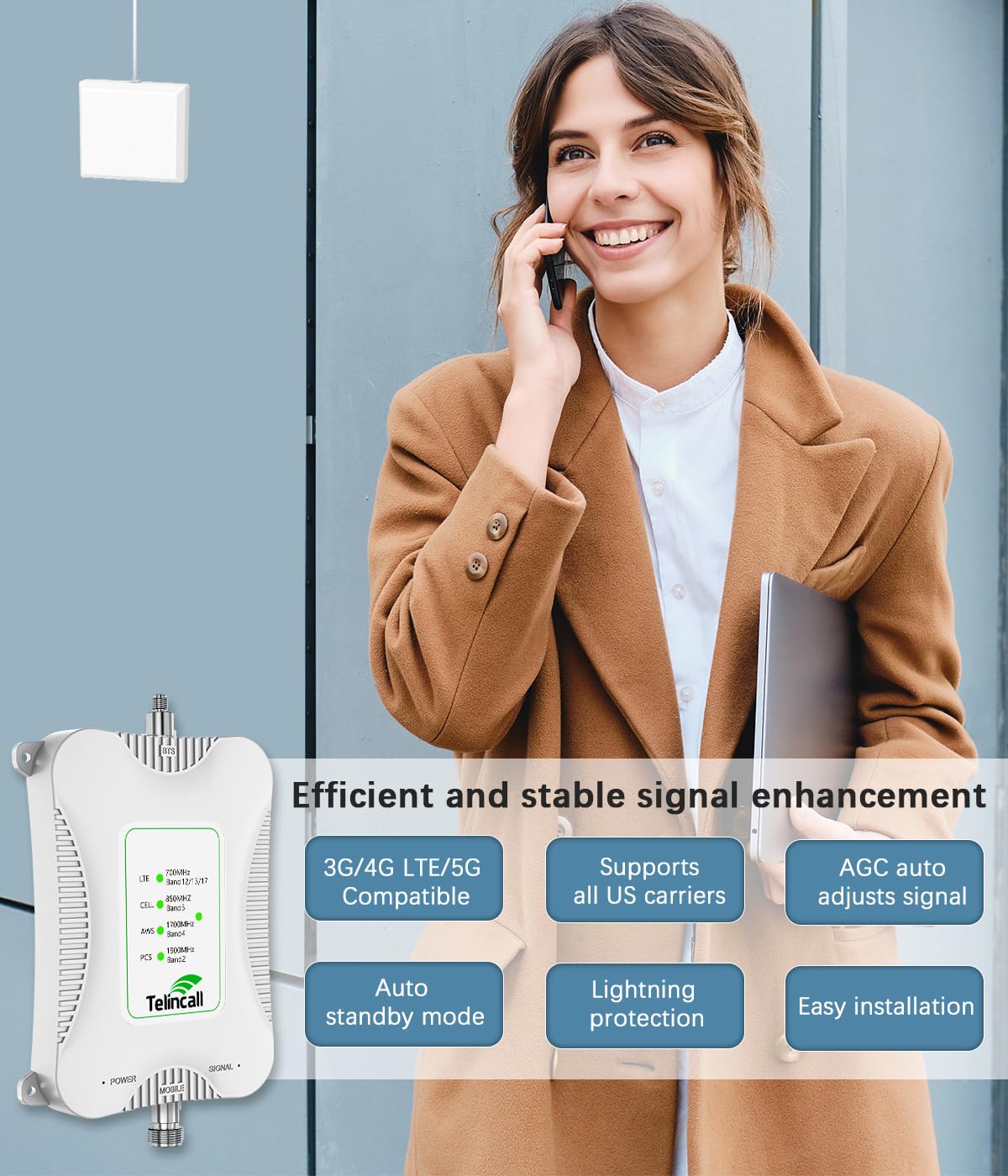 Cell Phone Signal Booster 4G LTE 5G V731315