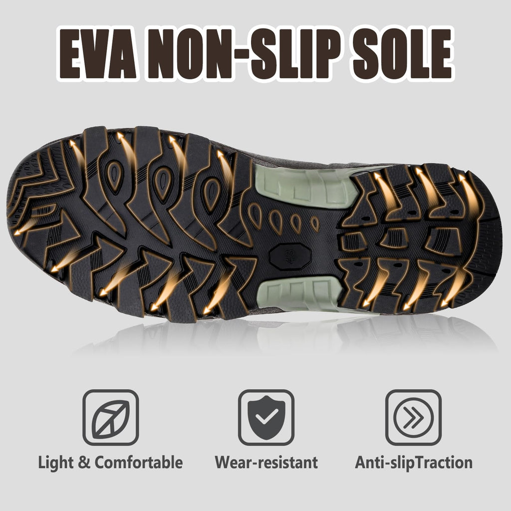 Waterproof Insulated Mid Calf Rubber Boots P82823
