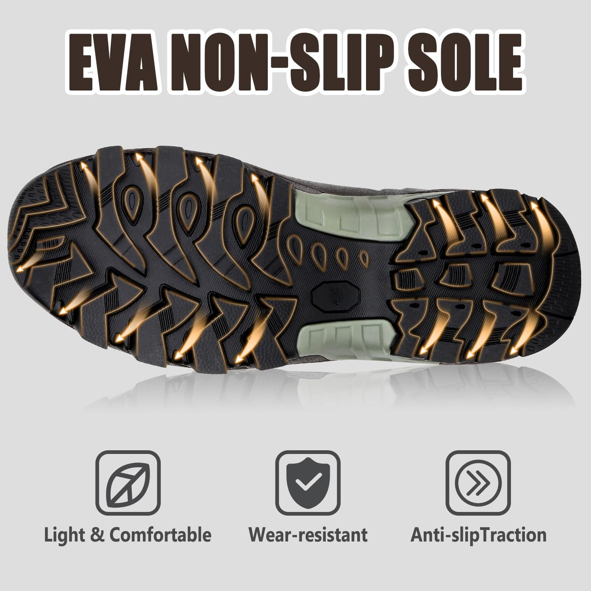Waterproof Insulated Mid Calf Rubber Boots P82823