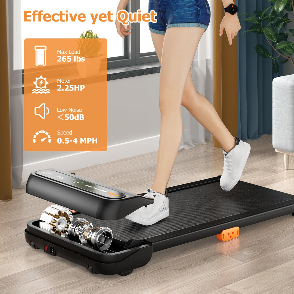 Under Desk Treadmill with 265 lbs Capacity U510