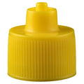 Yellow Luer Lock Bottle Cap 20-410 Bag of 100 X9612