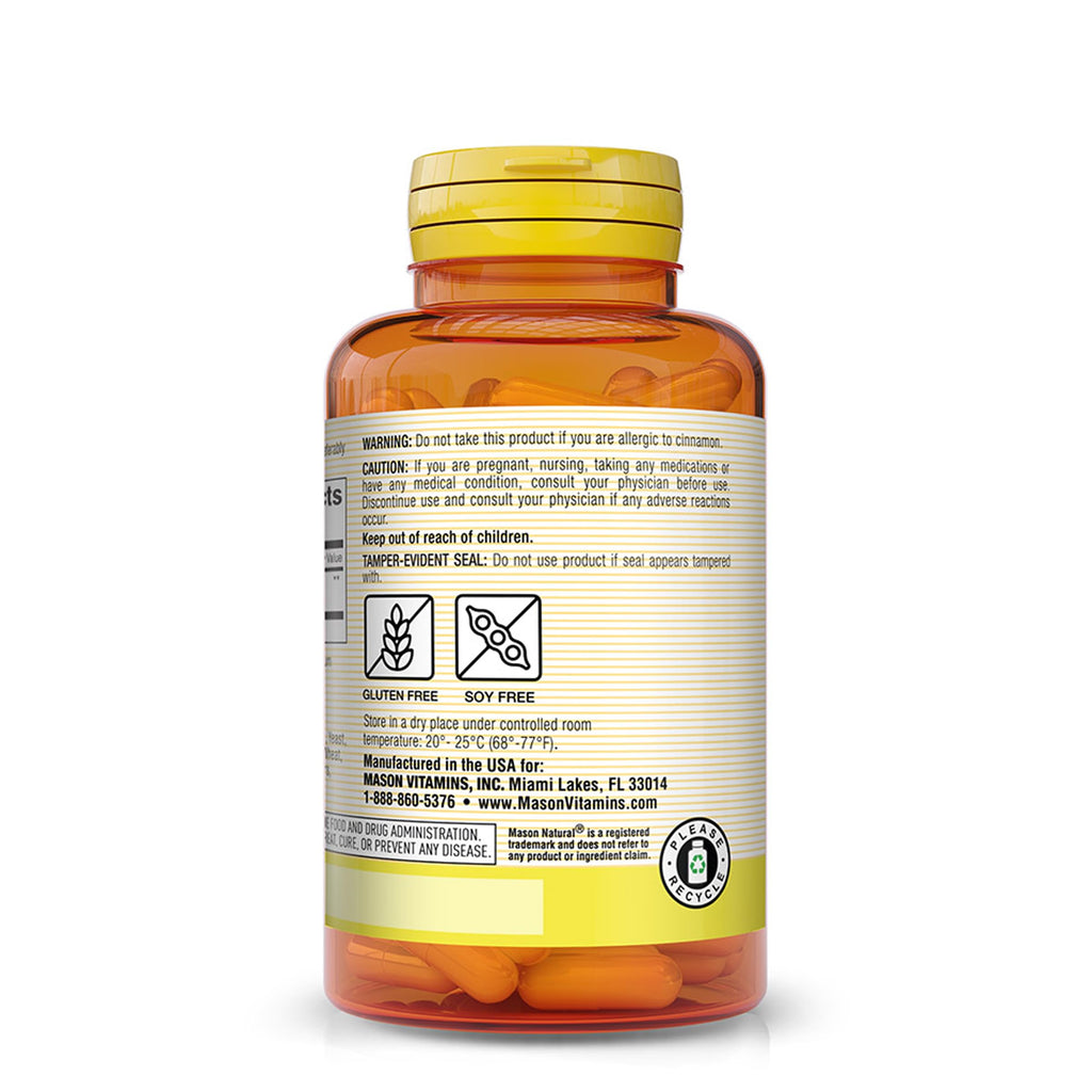 Cinnamon 1000 mg 100 Capsules Herbal Dietary Supplement Q263