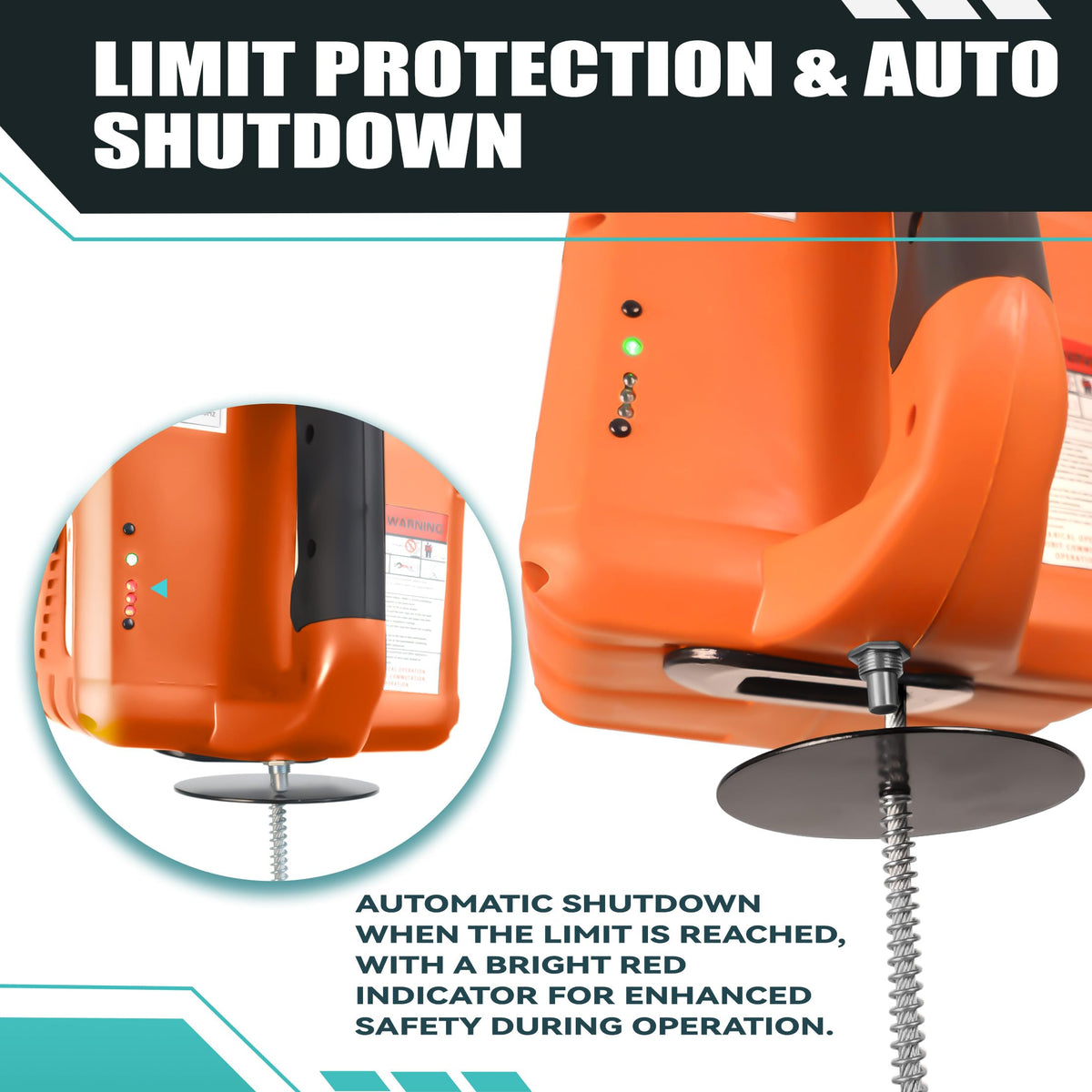 1500W 1500 lbs Electric Hoist Winch Y8006