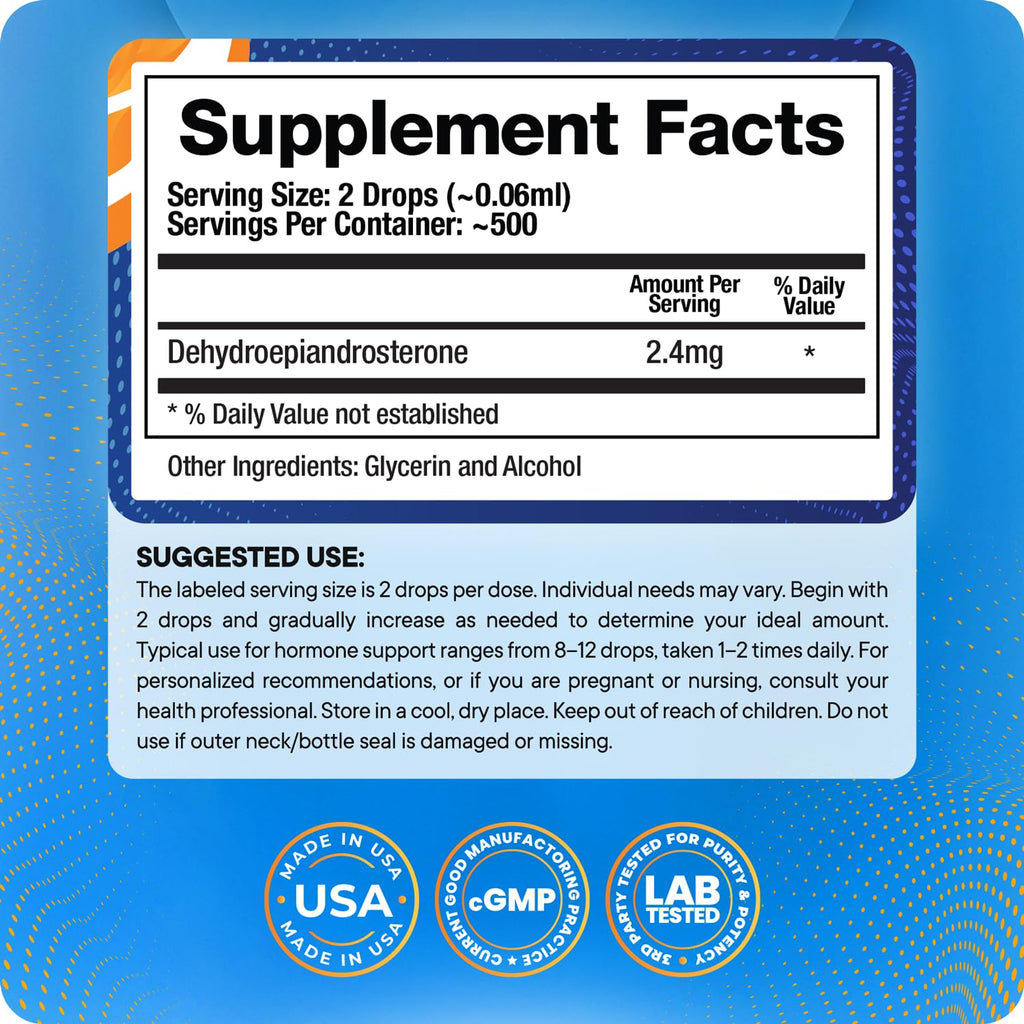 DHEA Liquid Drops 30 ml W32783