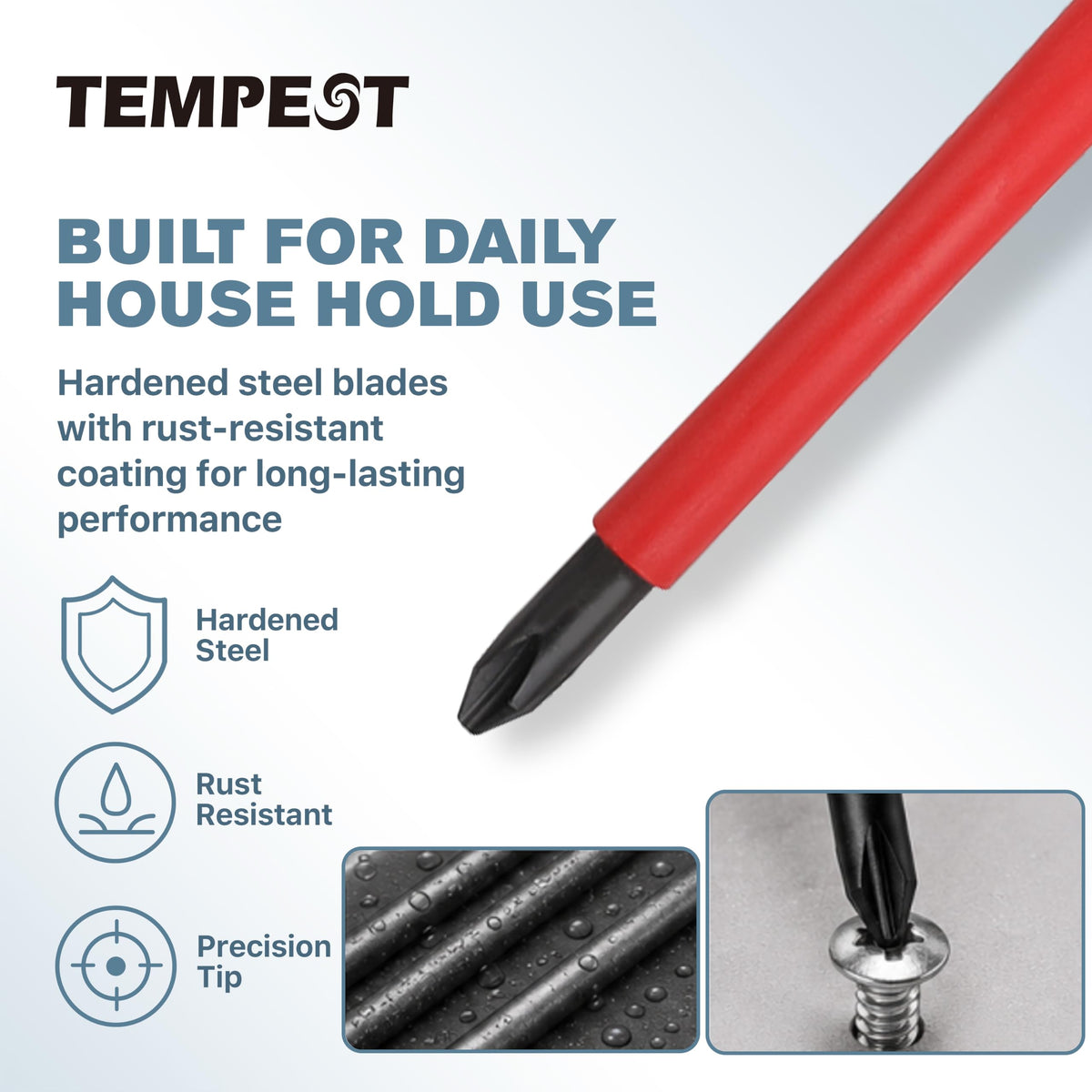 7 Piece VDE Insulated Screwdriver Set with Voltage Tester D586284