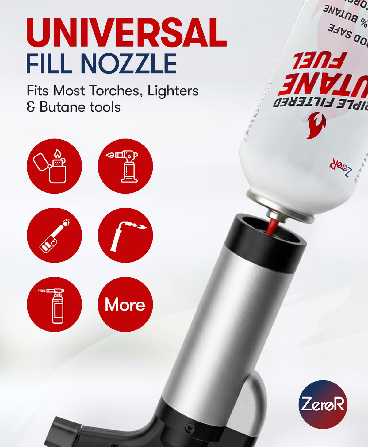 Butane Fuel Refill 10.67 fl oz 12 Cans O4374