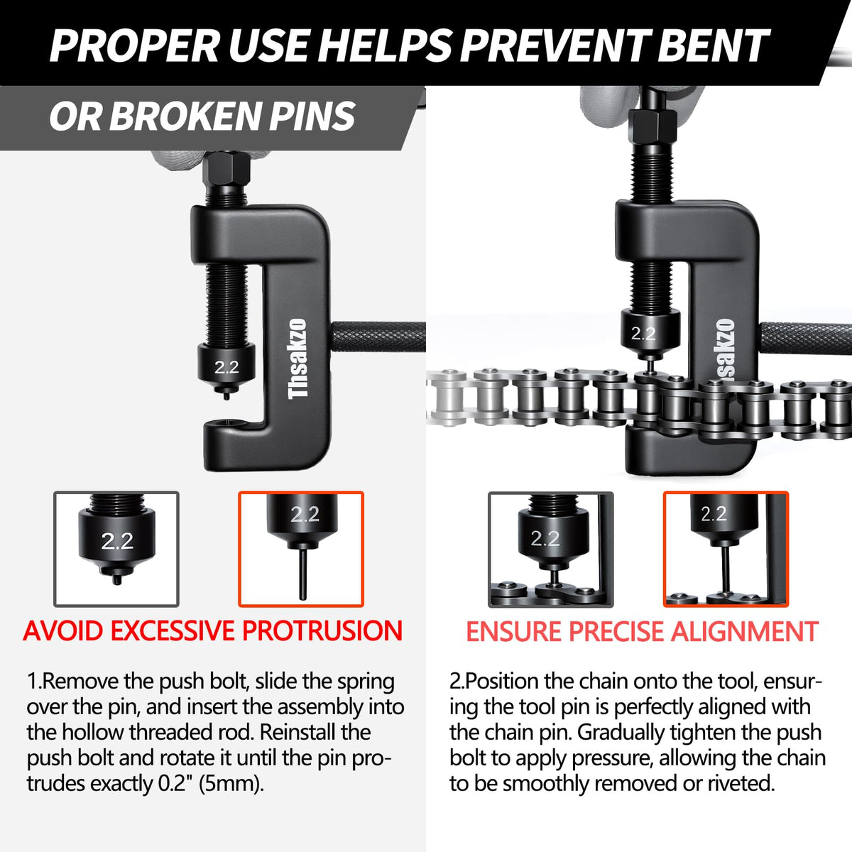 15 Pcs Motorcycle Chain Tool Kit L228