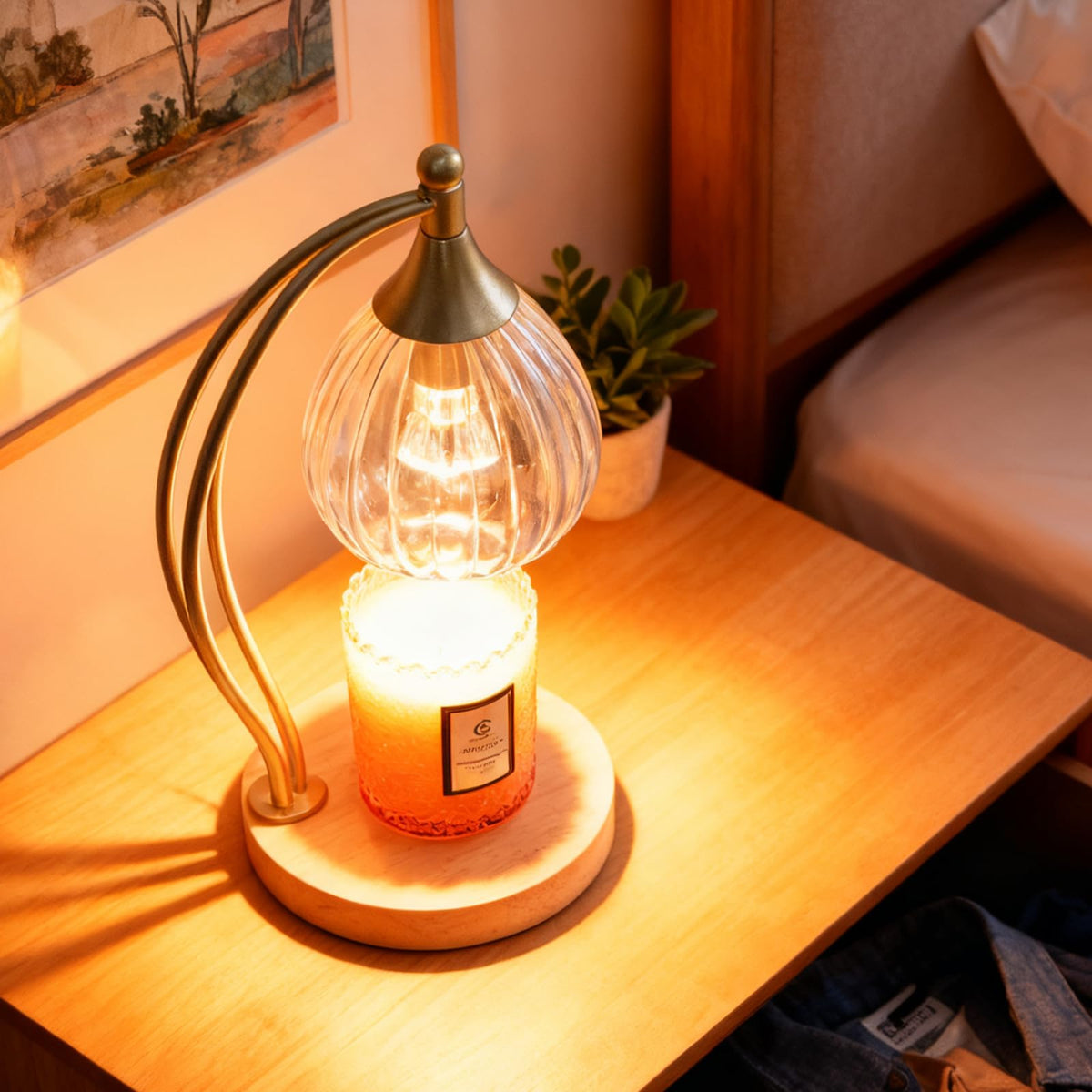 Dimmable Candle Warmer Lamp with Timer F129