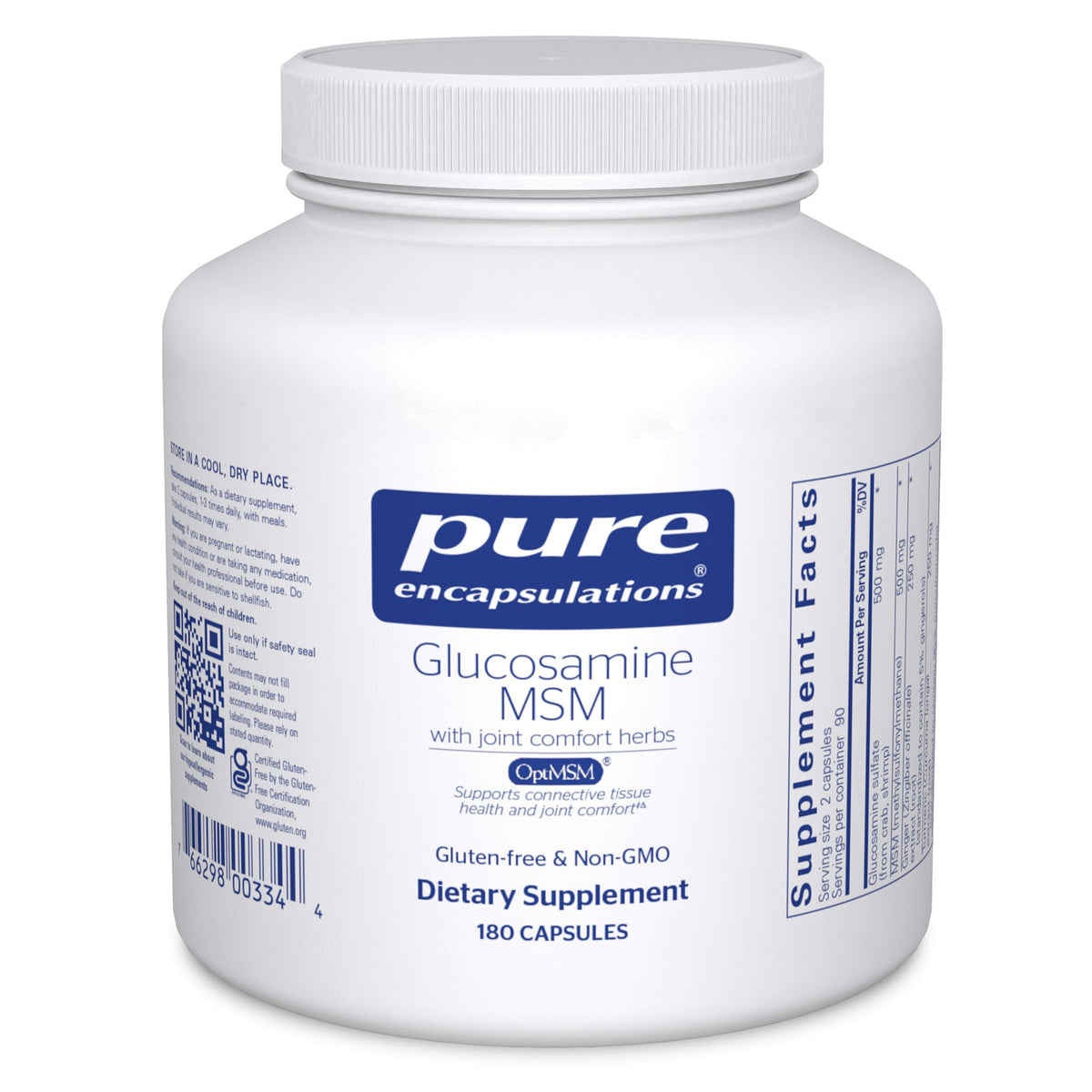 Glucosamine MSM 180 Capsules L940333