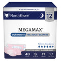 Pink Small Adult Diapers with Tabs 40 Count Q279