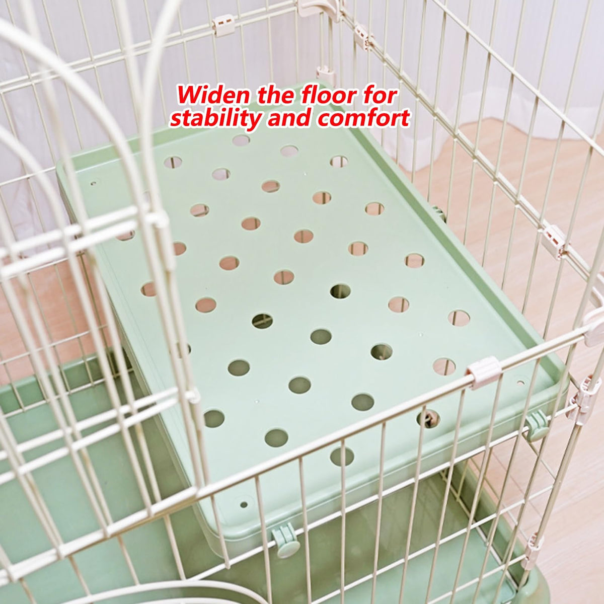 4-Tier Cat Cage Playpen with Hammock & Platforms N2995