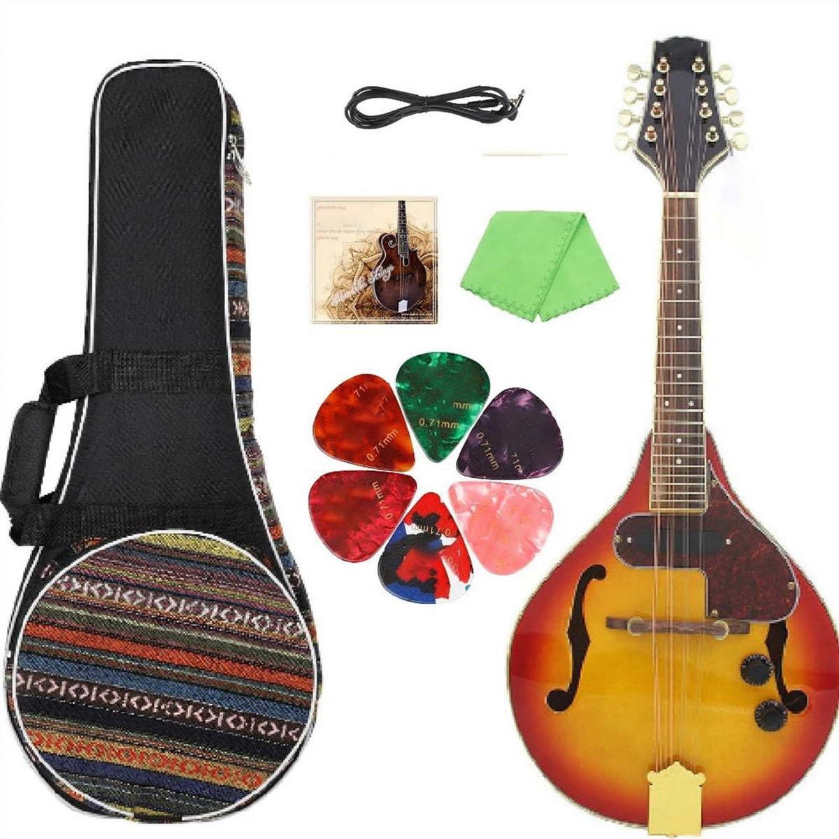 8-String Electric Guitar with Bag W859957