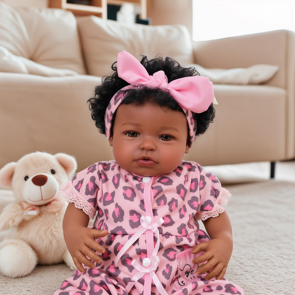 Black 20 Inch Reborn Baby Dolls L71627